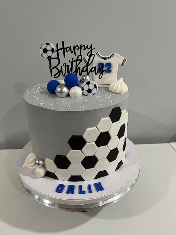 Decorated Football Cake