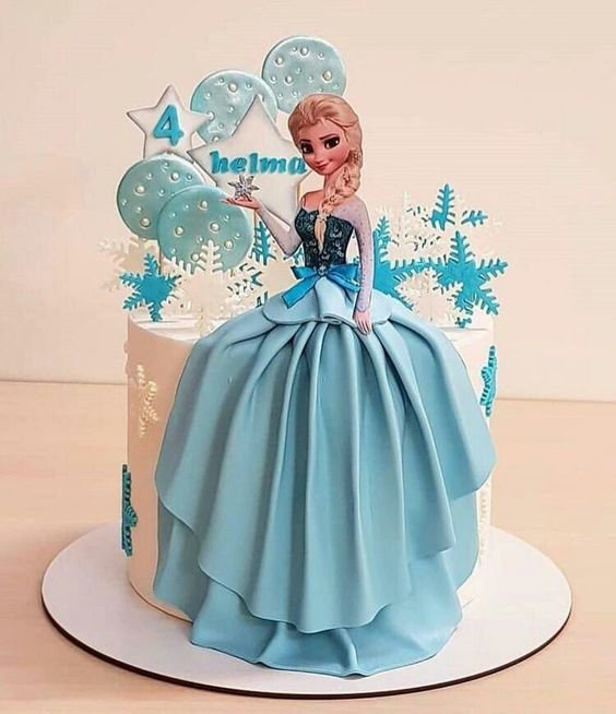 Frozen Decorated Cake