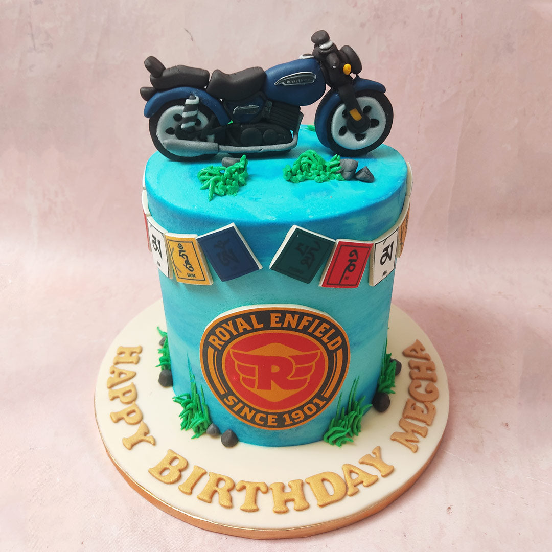 Bike Decorated Cake