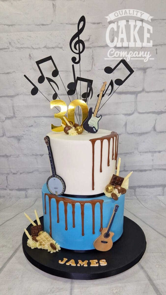 Cake Decorated Music