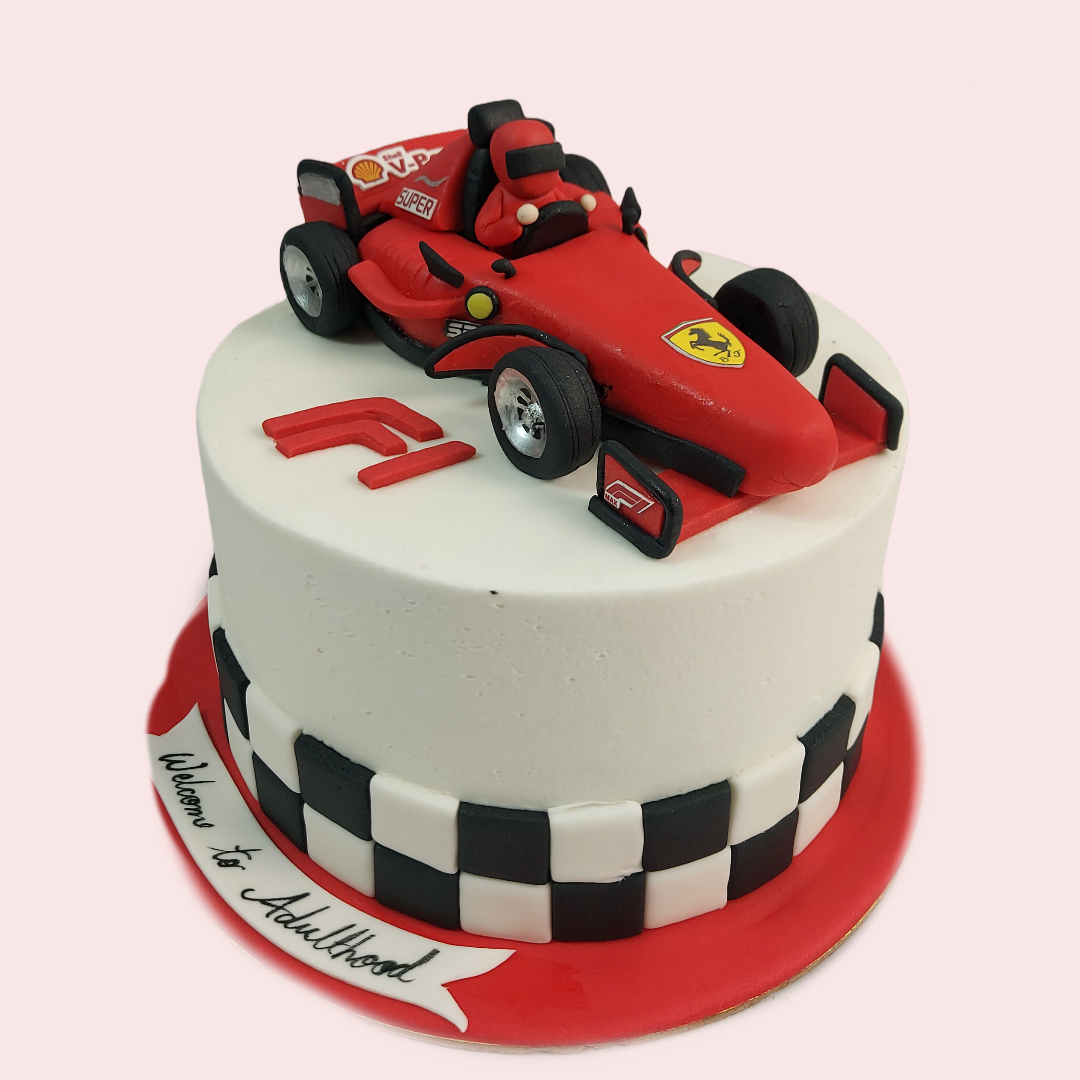 Formula 1 Decorated Cake