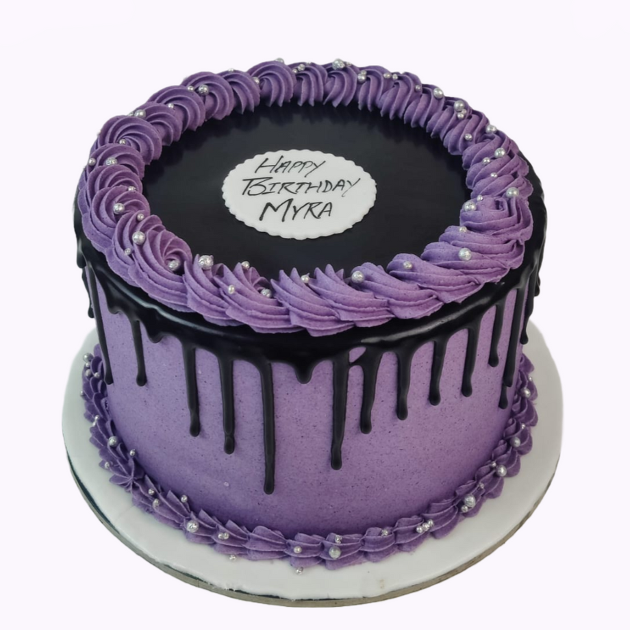 Purple Decorated Cake