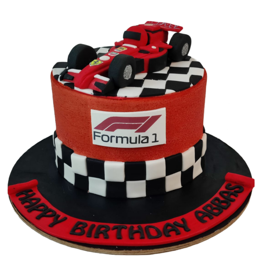 Formula 1 Decorated Cake