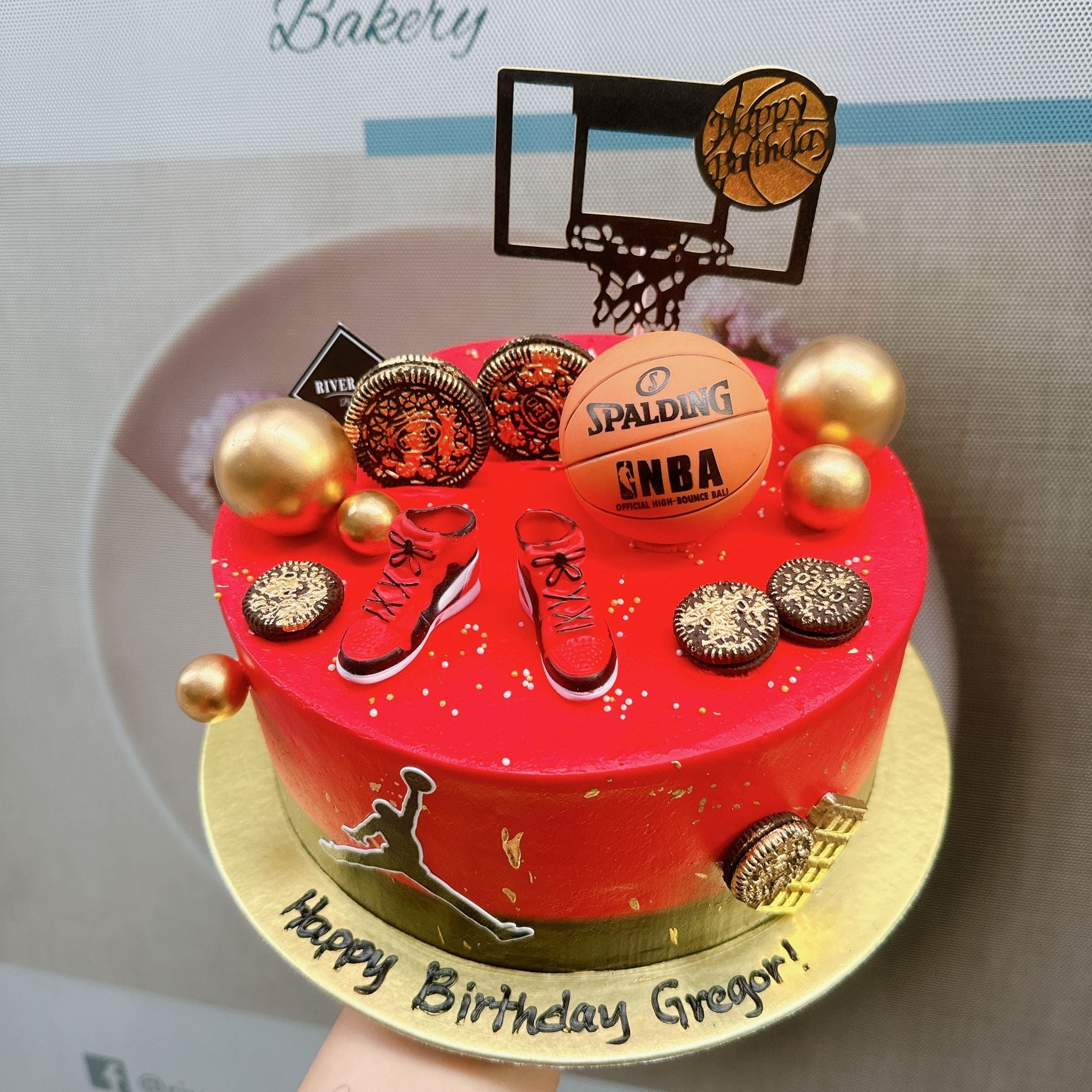 Basketball Decorated Cake