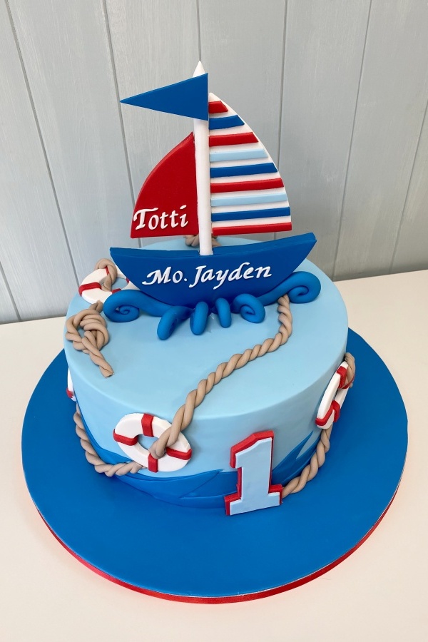 Sailor decorated cake