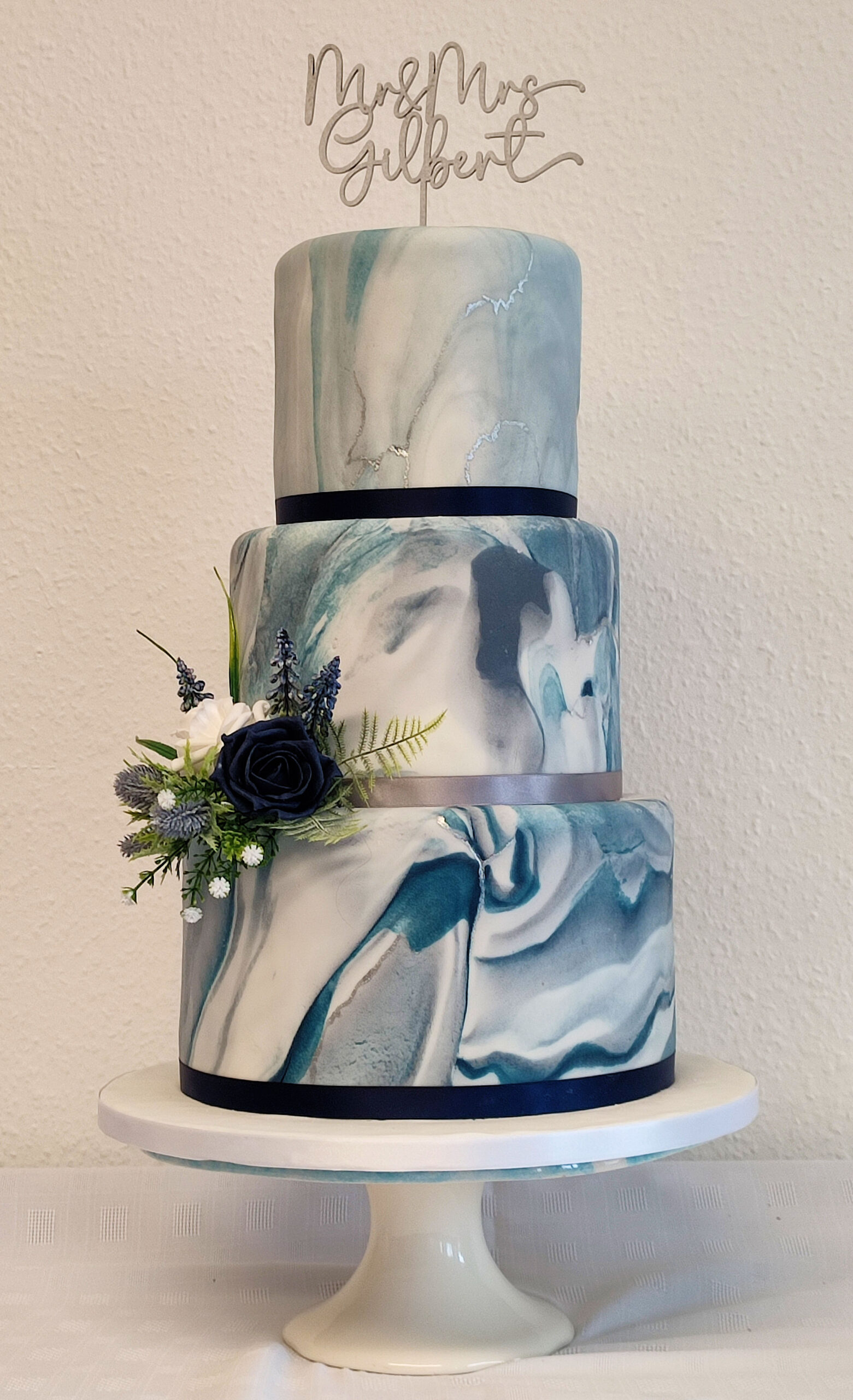 Marble Decorated Cake