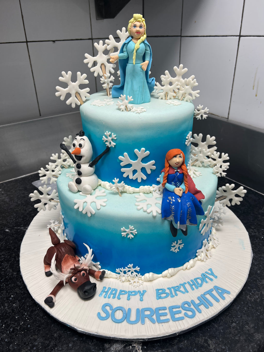 Frozen Decorated Cake