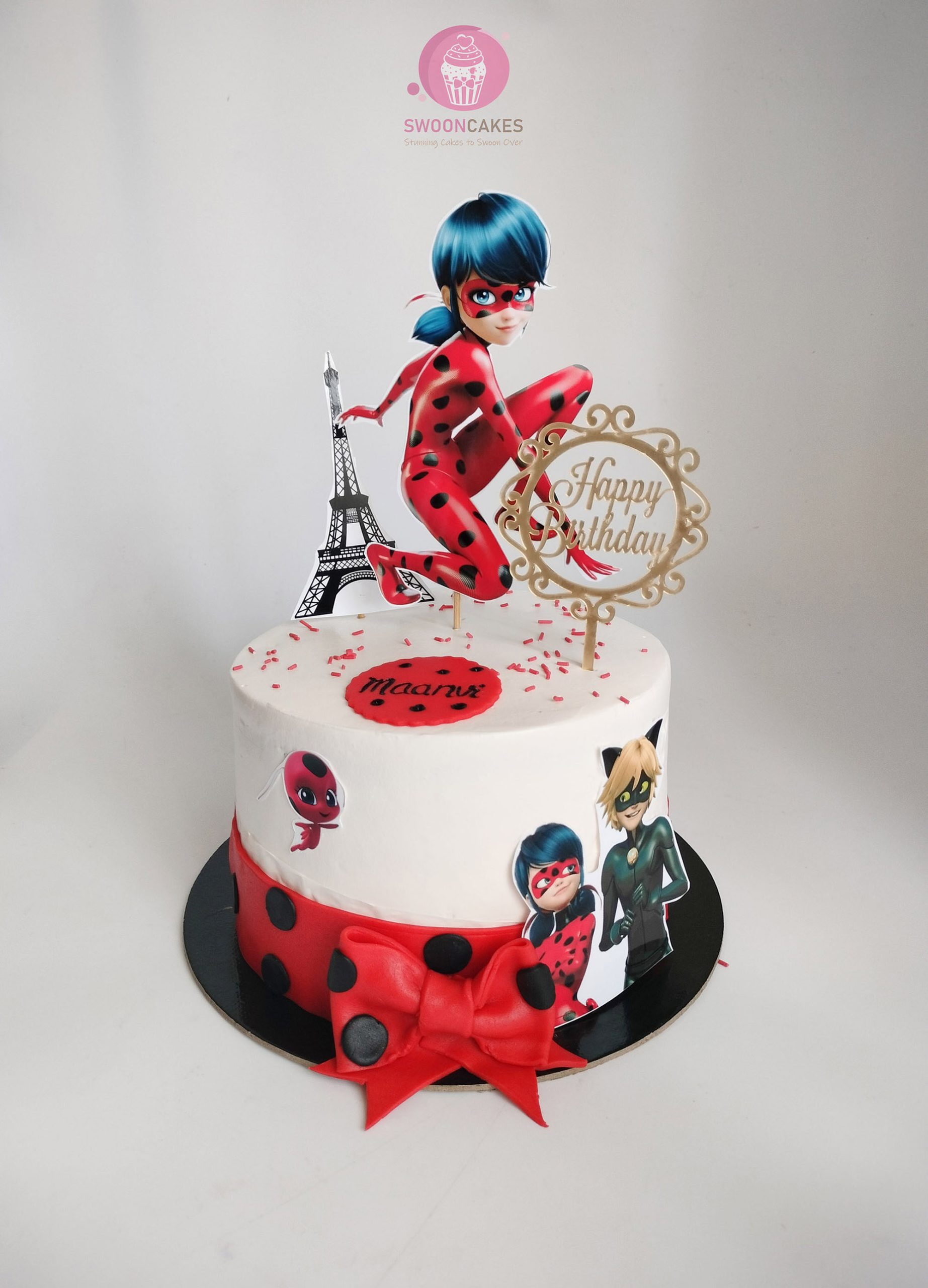 Ladybug Decorated Cake