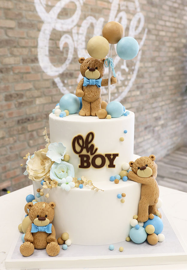 Teddy Bear Decorated Cake