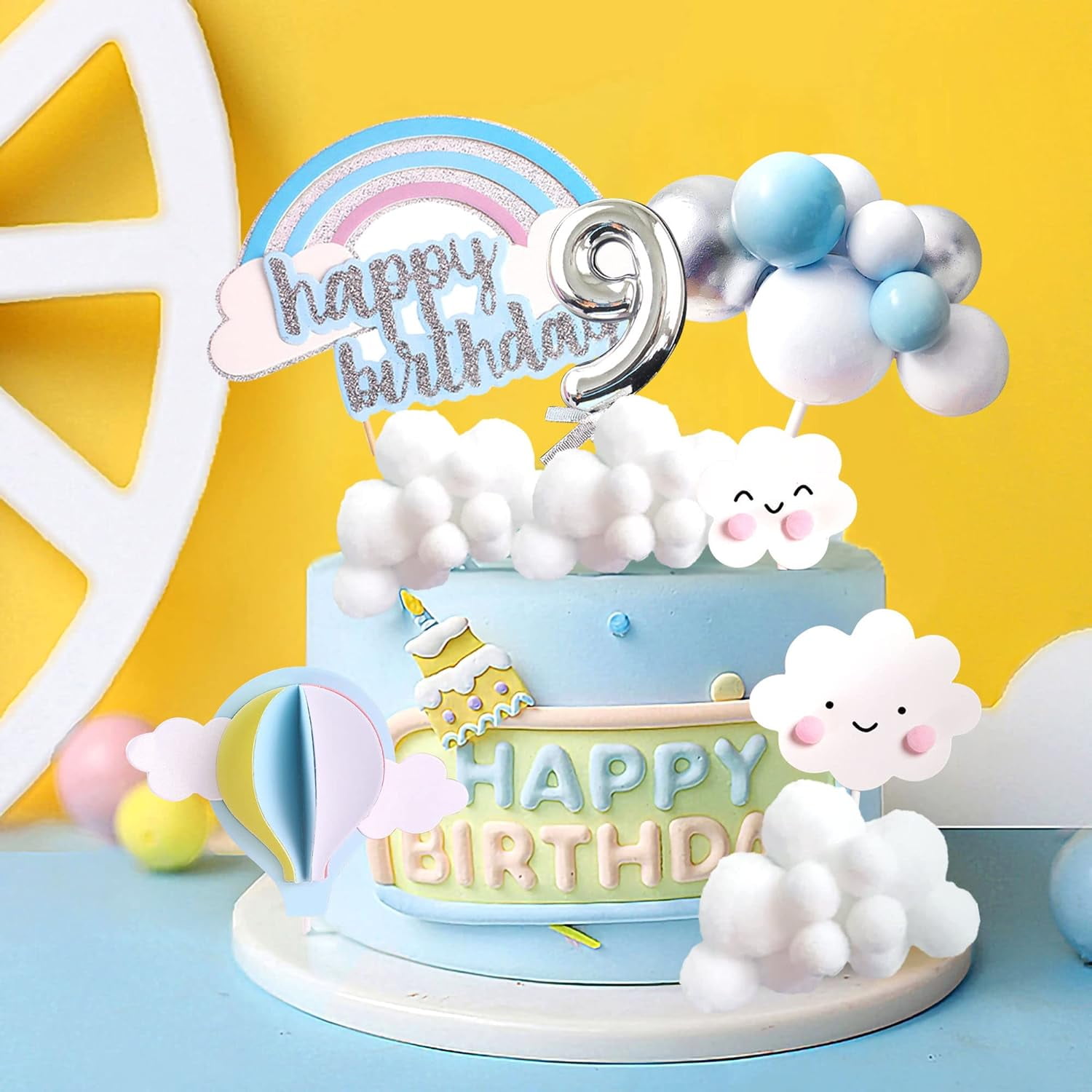 Cloud Decorated Cake