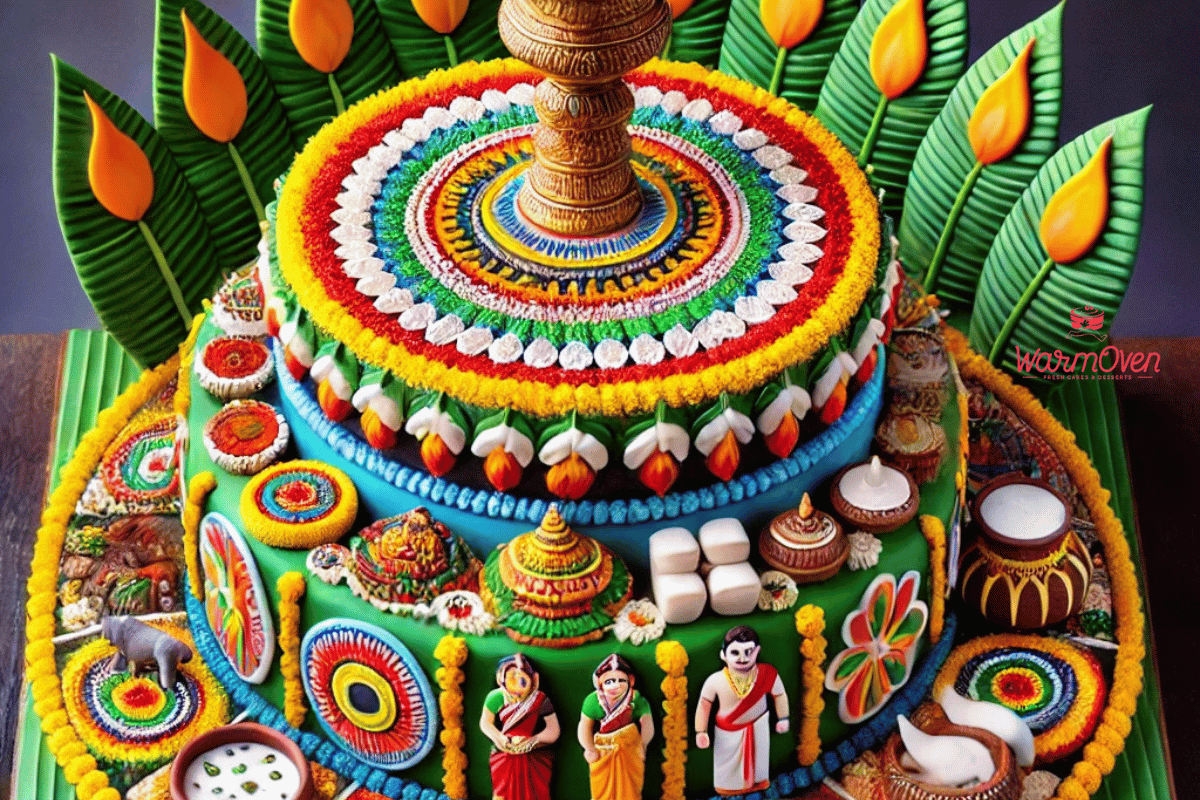 Ethnic Decorated Cake