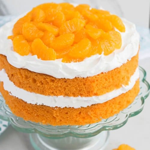 Orange Decorated Cake