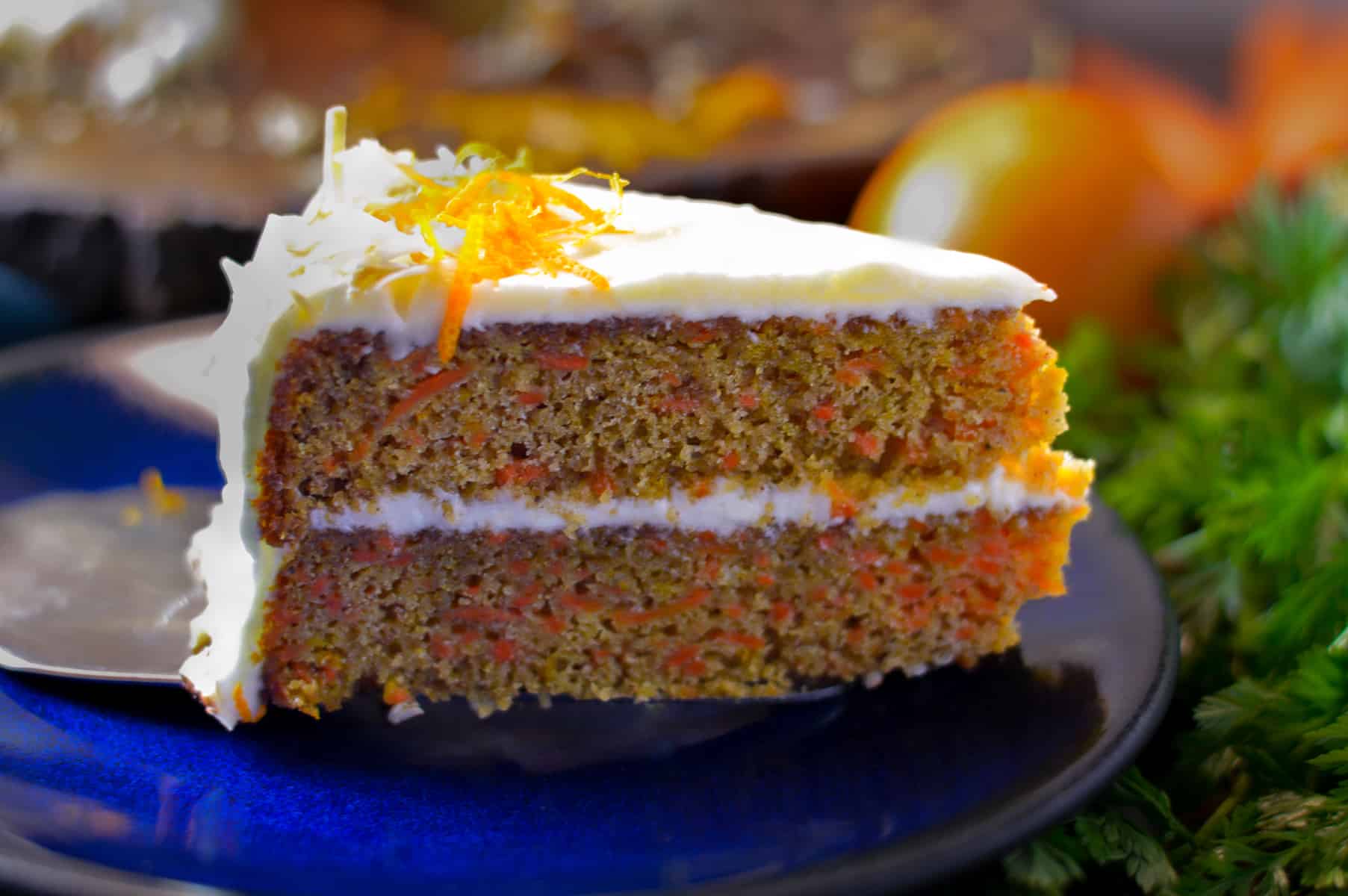 Orange Decorated Cake