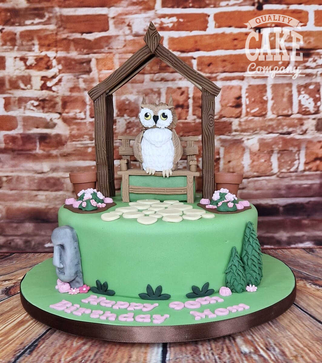 Owl Decorated Cake