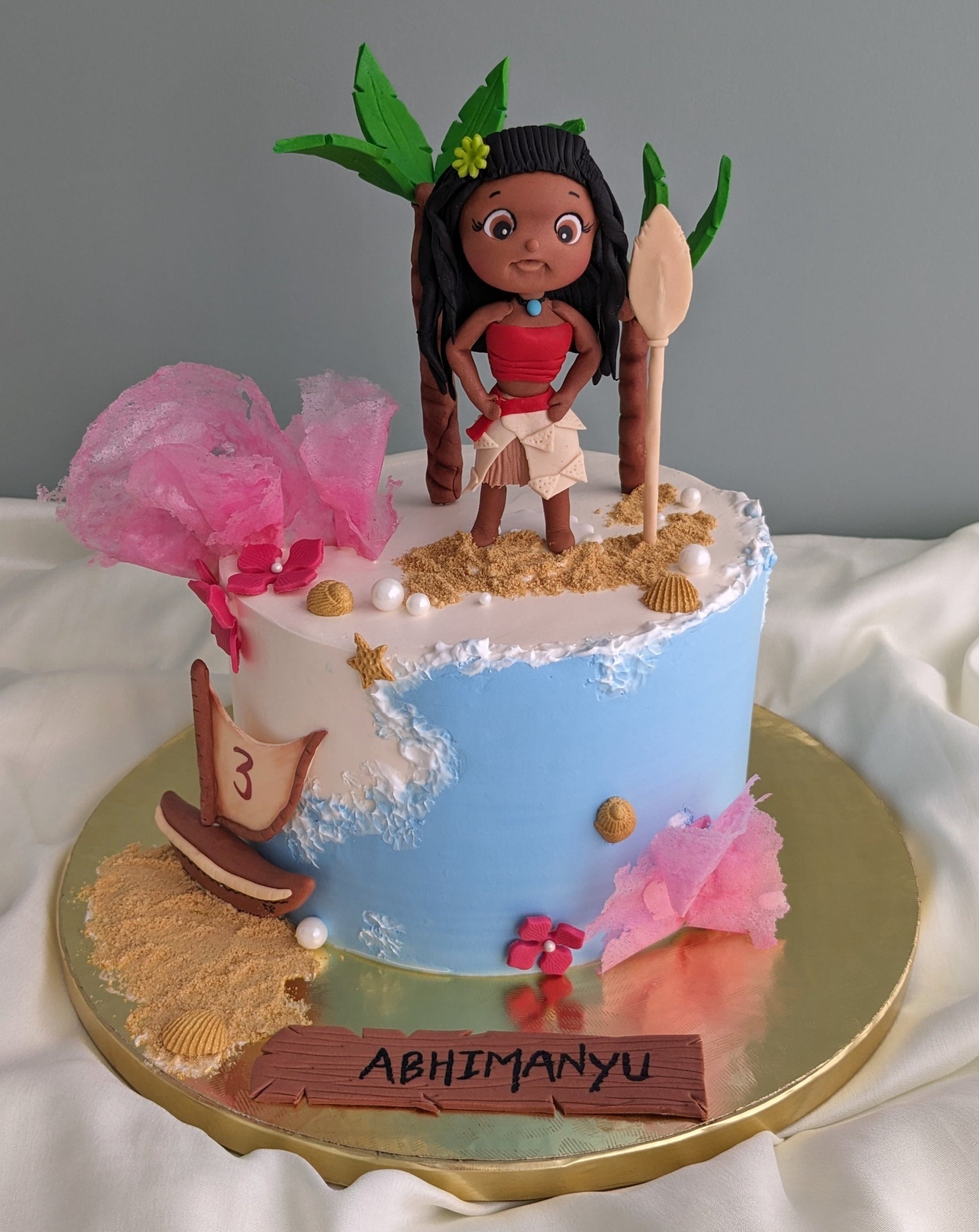 Moana Decorated Cake