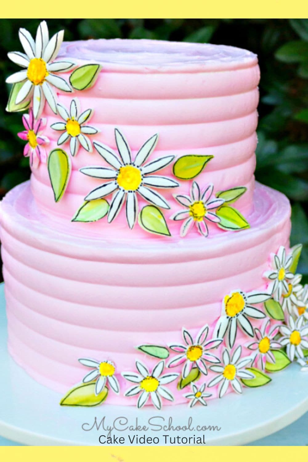 Decorated Cake Daisies