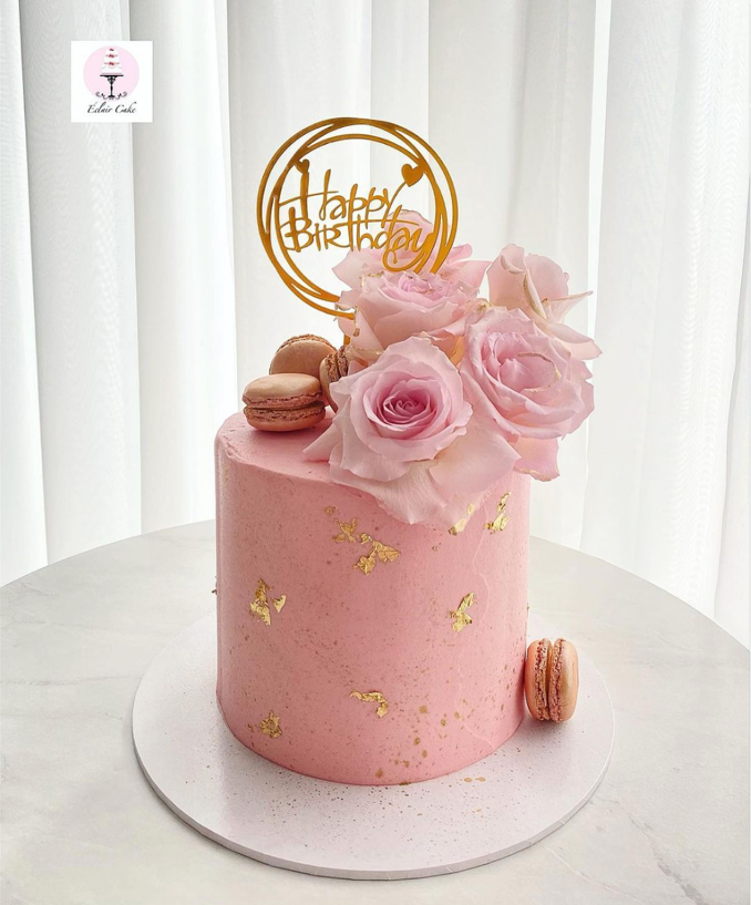 Pink Decorated Cake