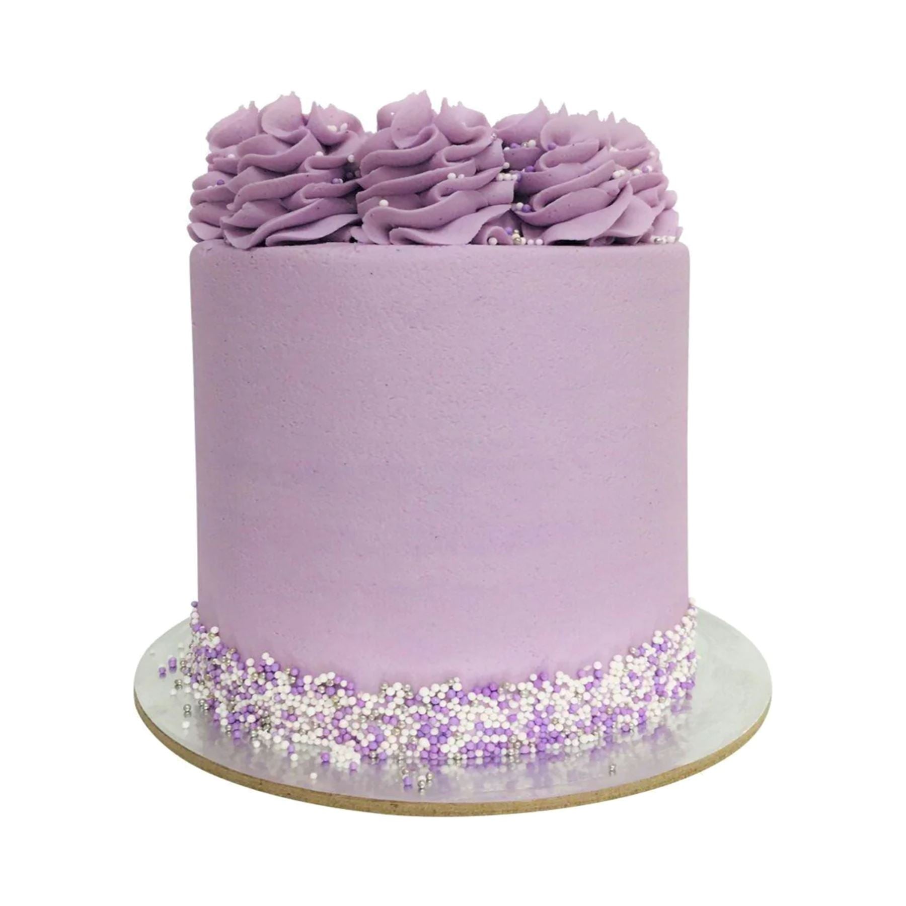 Purple Decorated Cake