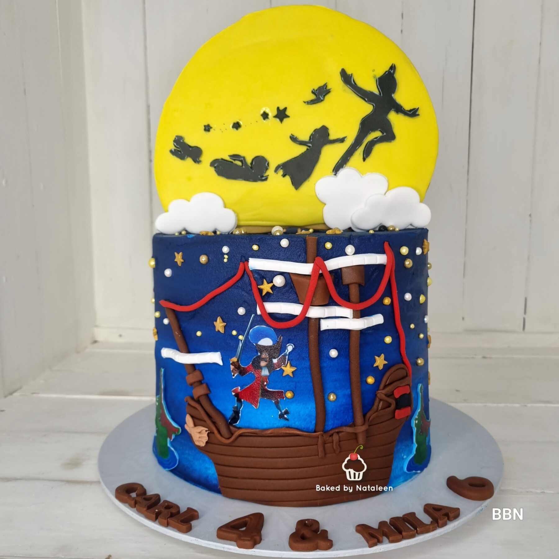 Cake Decorated Sky The Starry Night