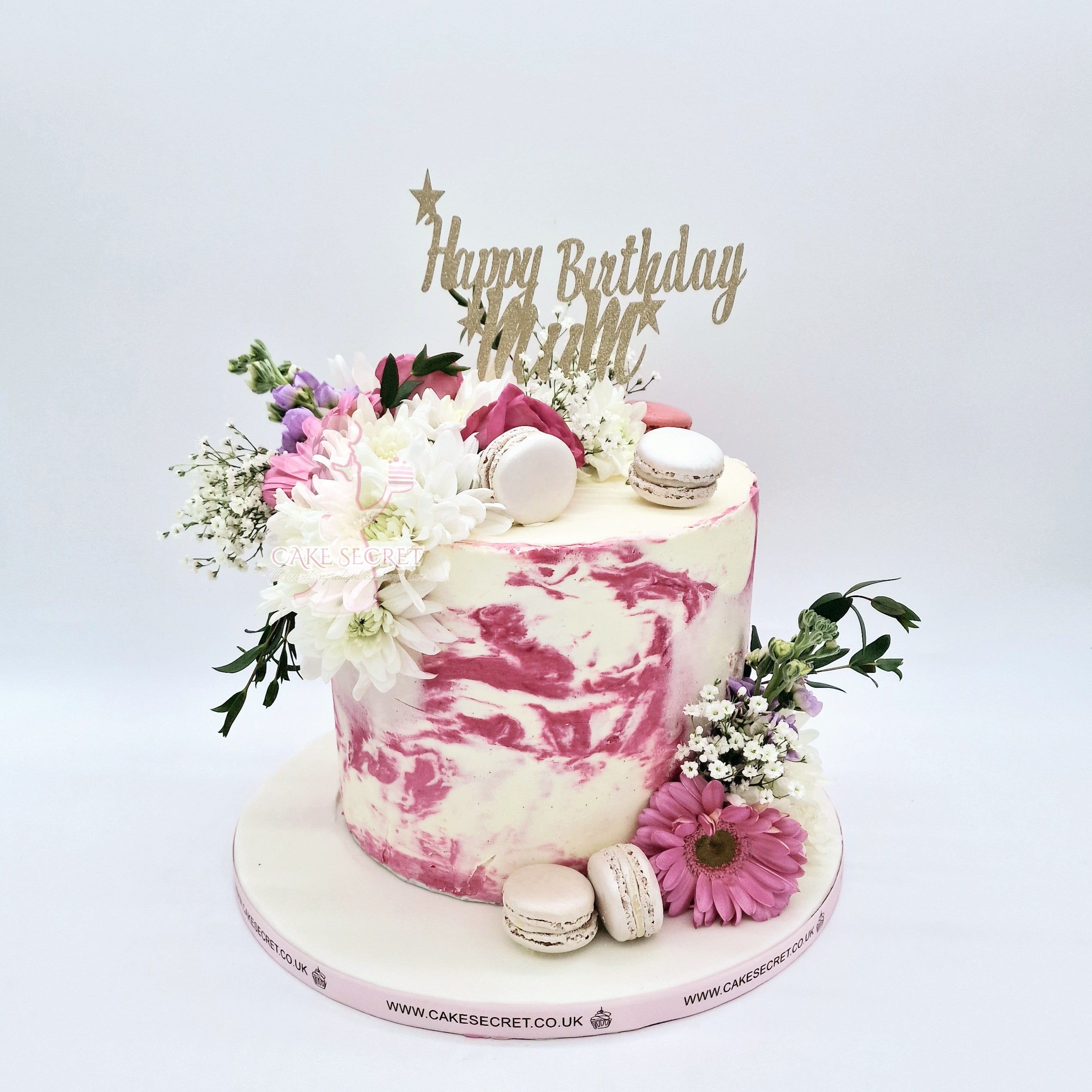 Marble Decorated Cake