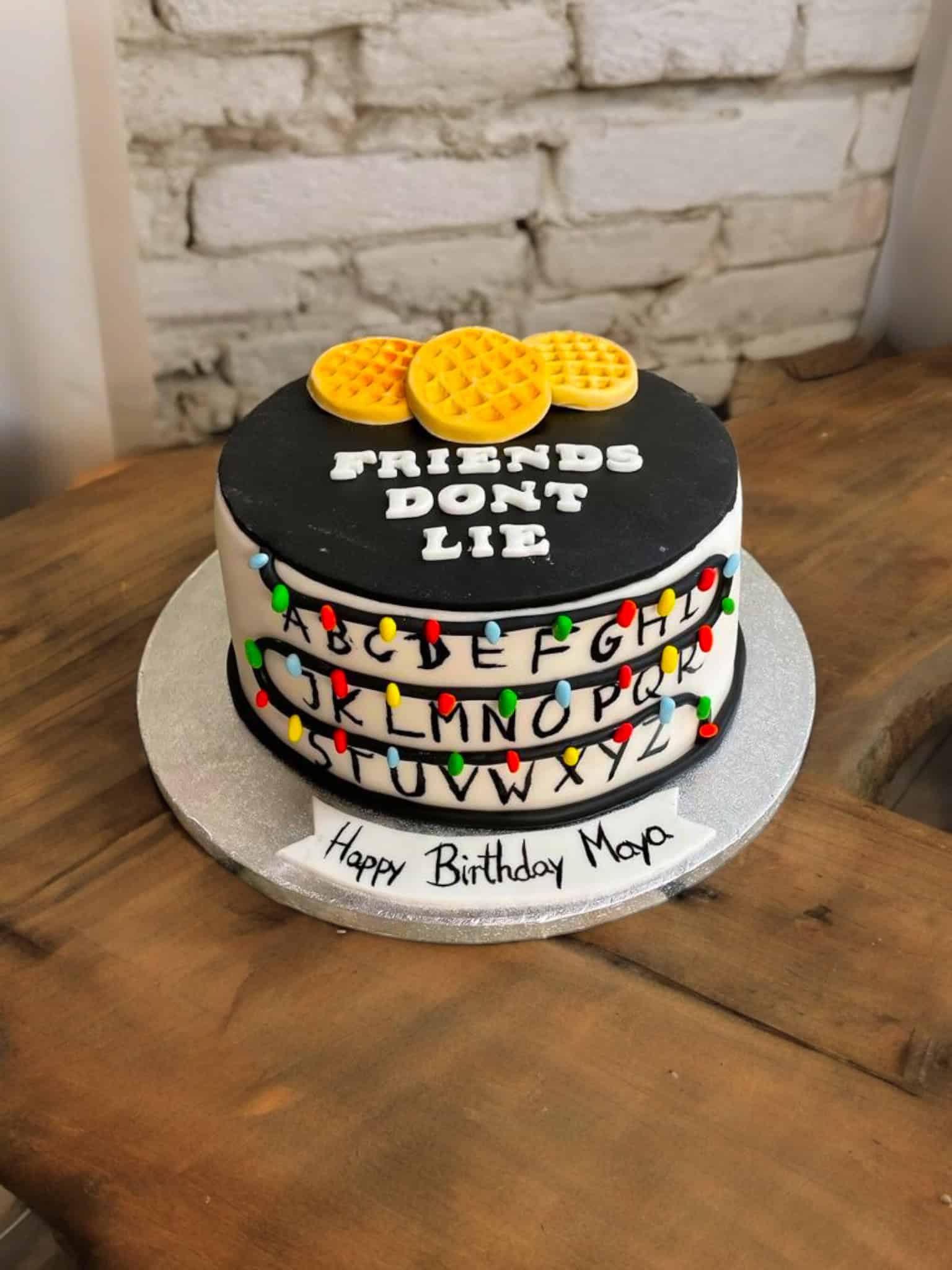 Stranger Things Decorated Cake