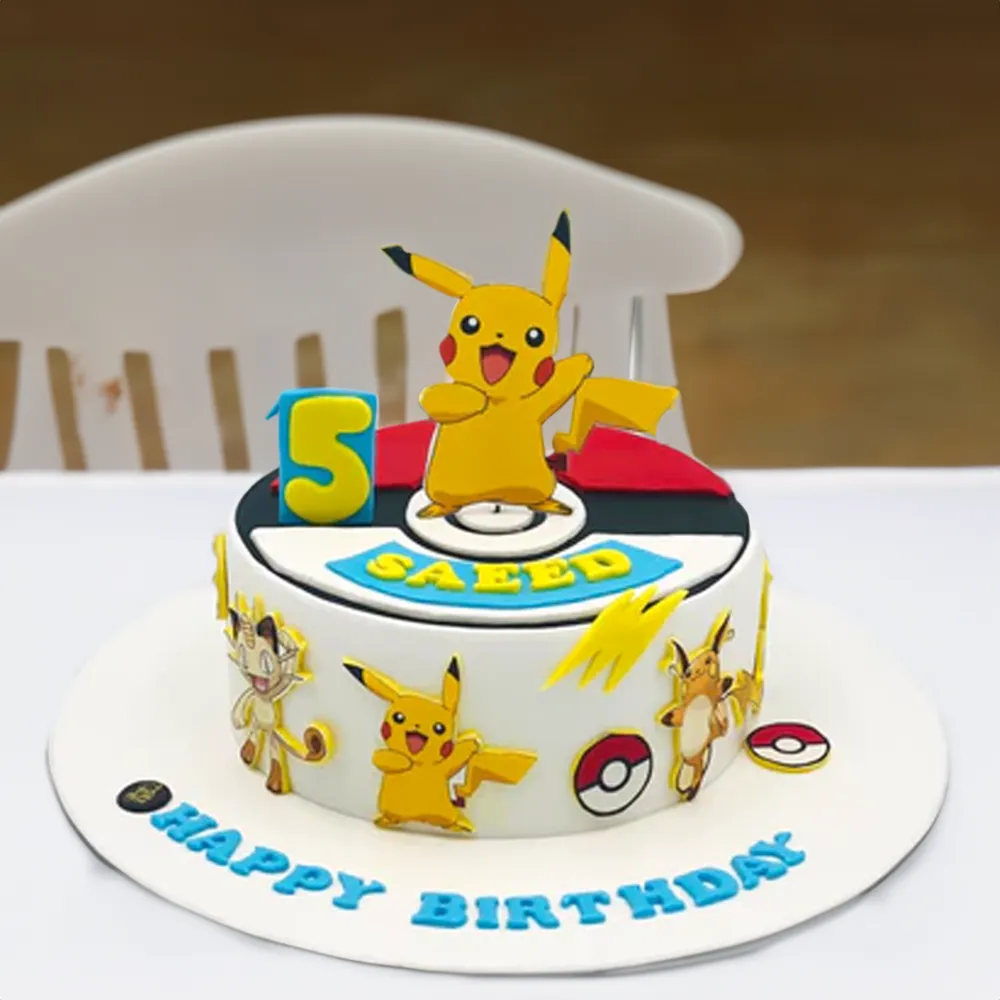 pokemon decorated cake