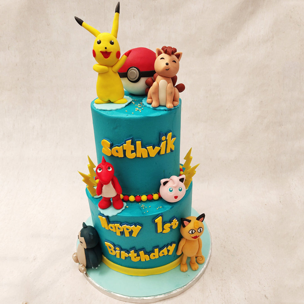 pokemon decorated cake