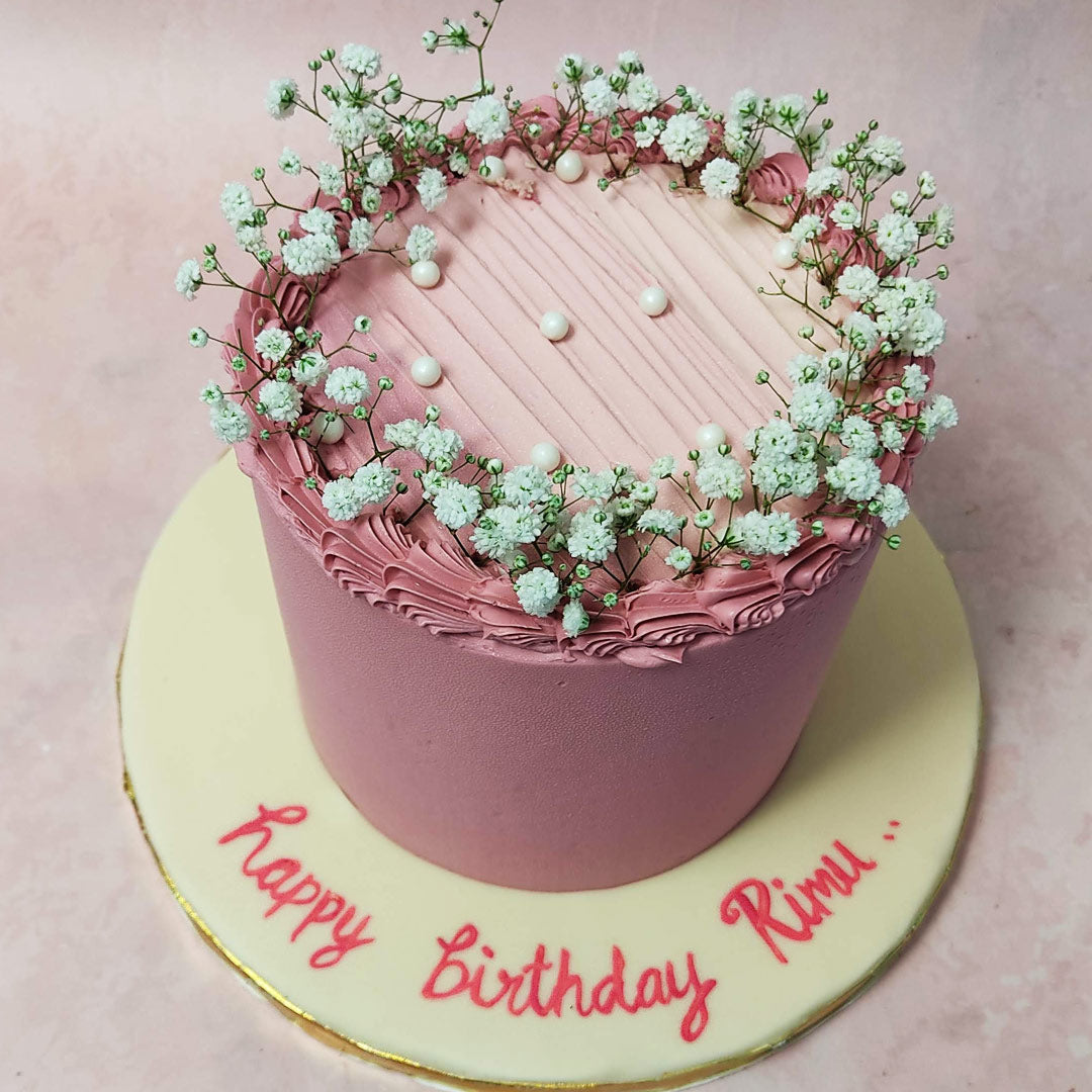 Pink Decorated Cake