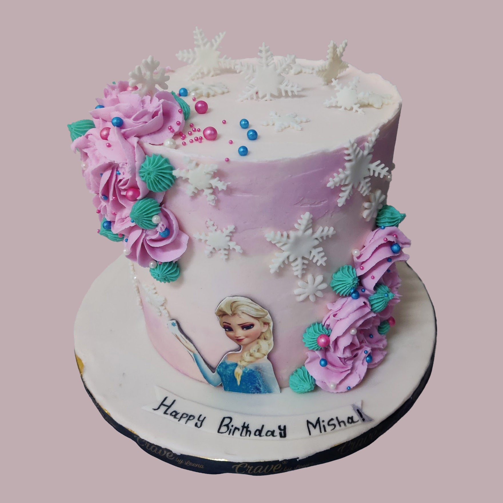 Frozen Decorated Cake