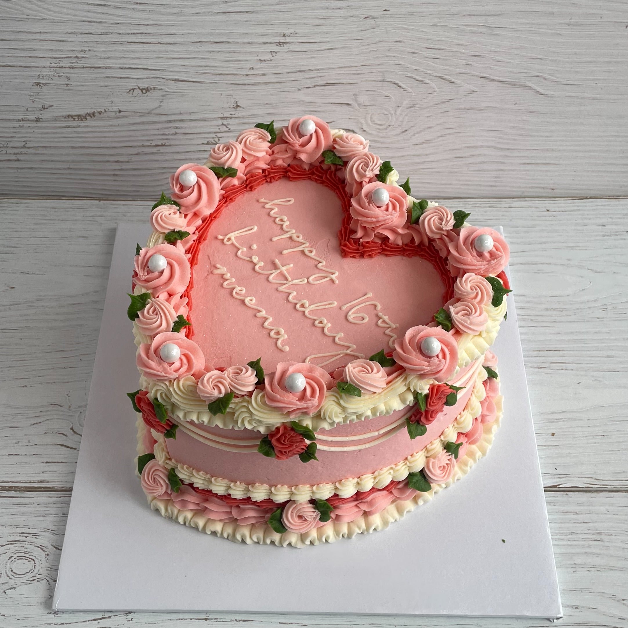 Pink Decorated Cake