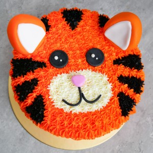 Tiger Decorated Cake