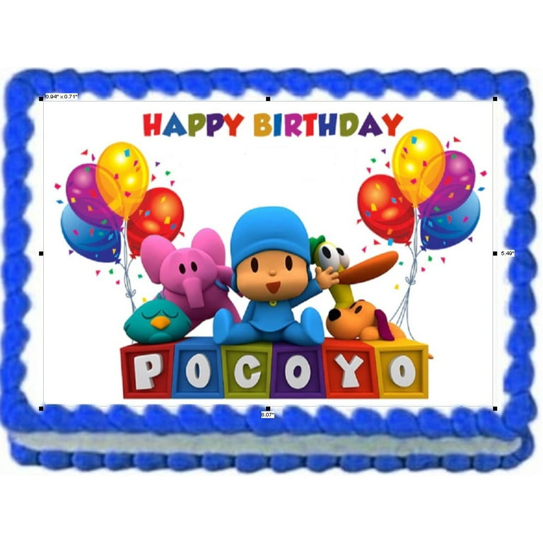 Pocoyo Decorated Cake