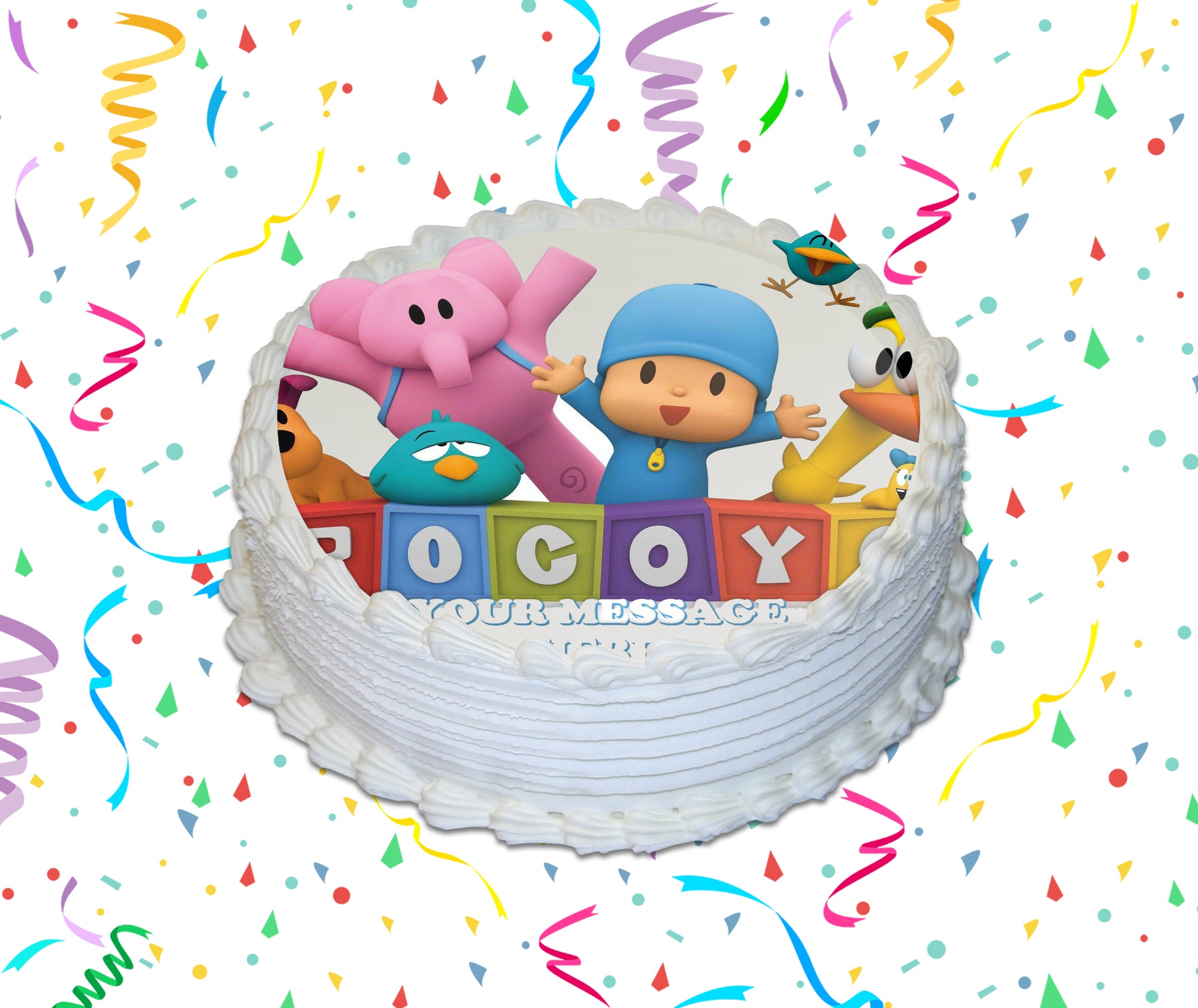 Pocoyo Decorated Cake