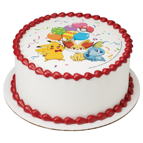 pokemon decorated cake