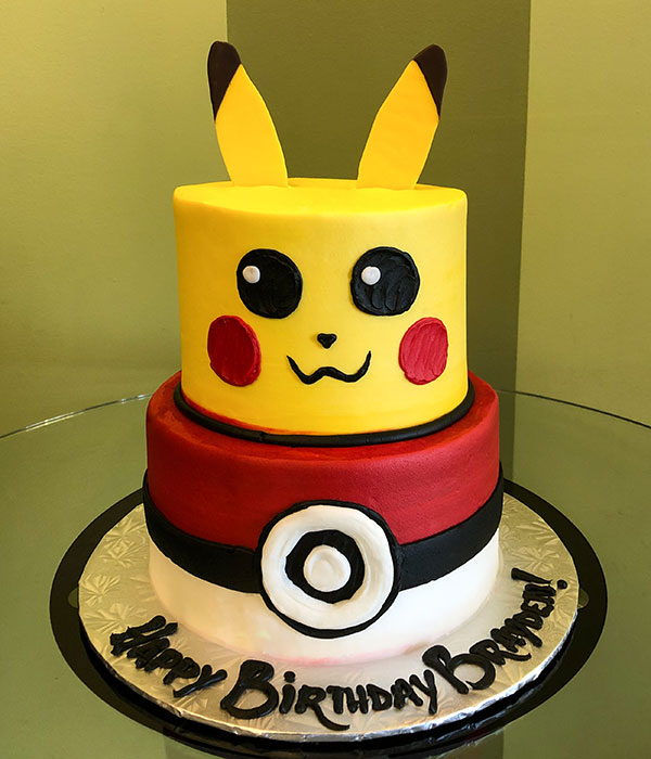 pokemon decorated cake