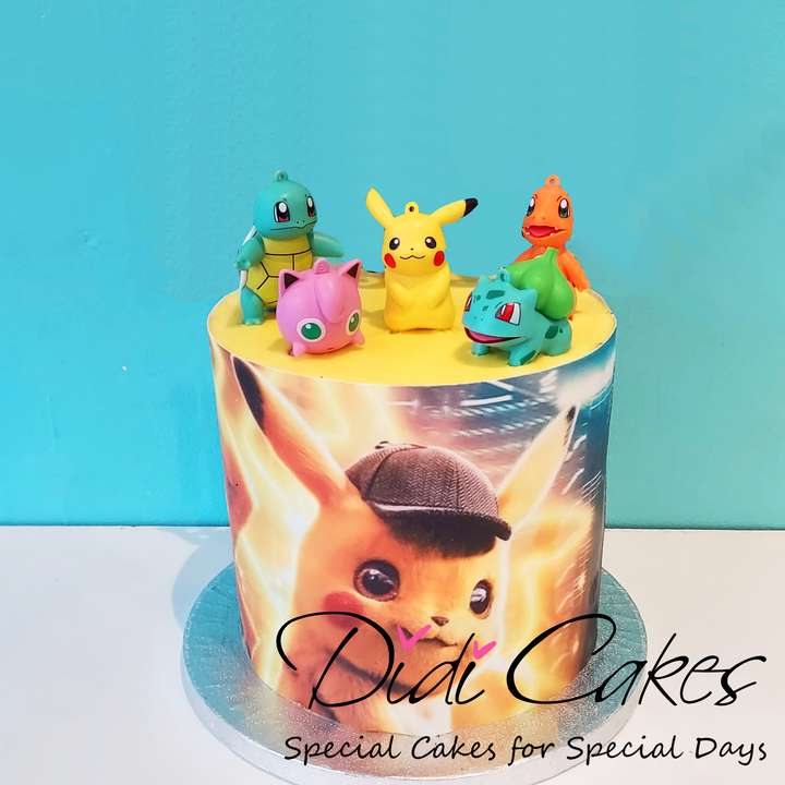 pokemon decorated cake