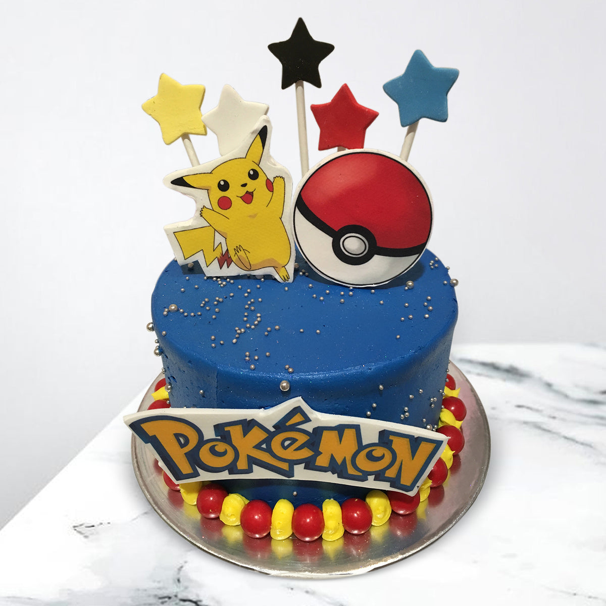 pokemon decorated cake