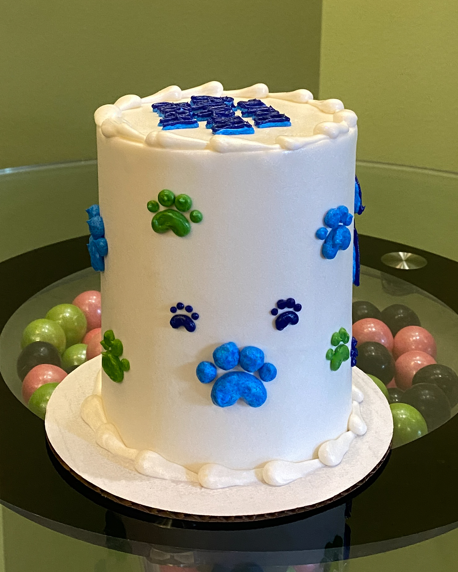 Paws Decorated Cake