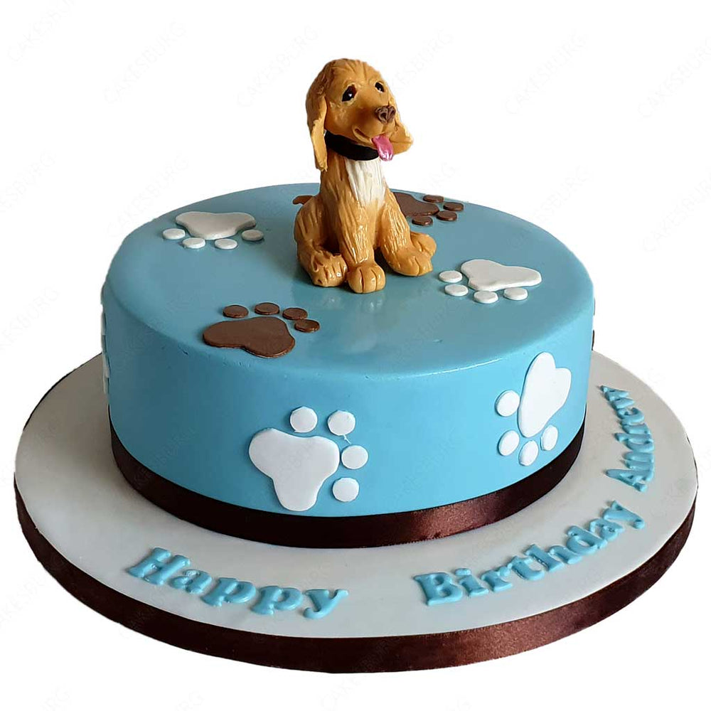 Decorated Dog Cake