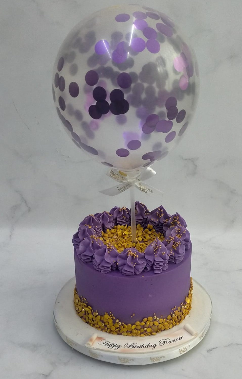 Balloon Decorated Cake