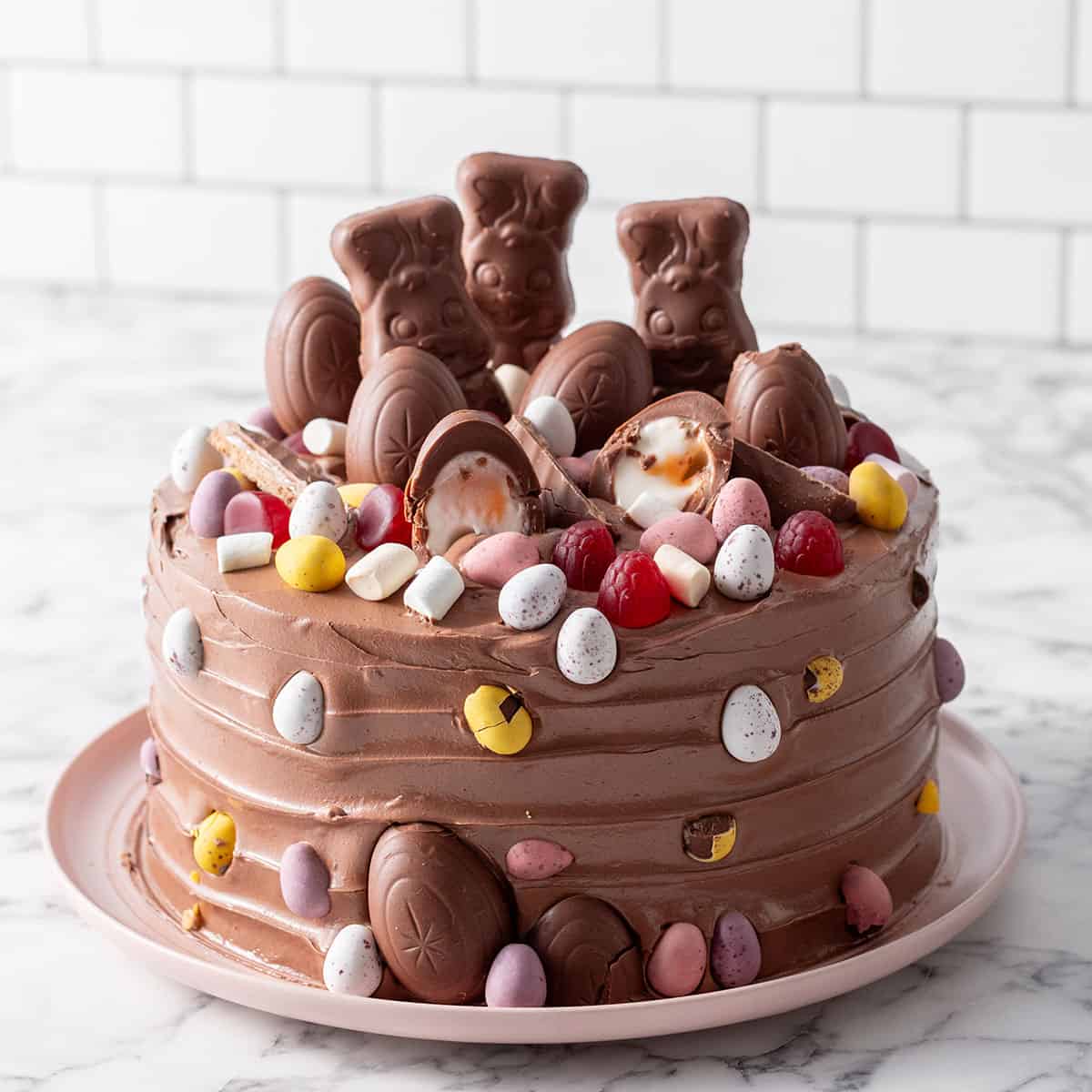 Easter decorated cake