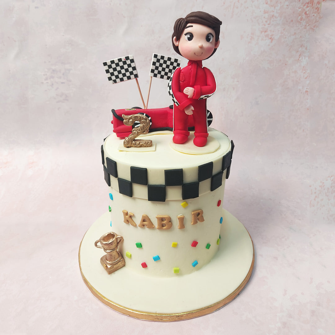 Ferrari decorated cake