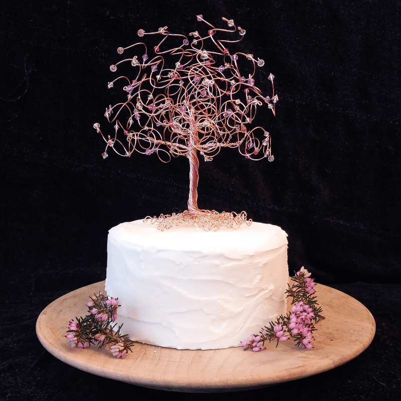 Tree Decorated Cake