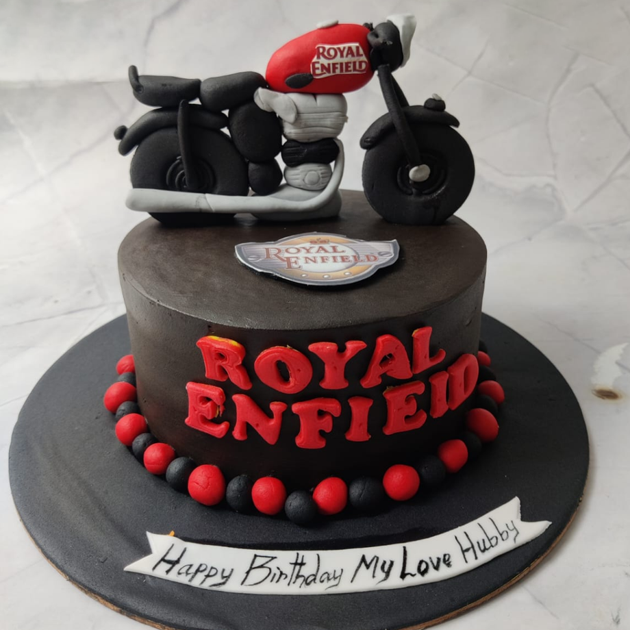 Bike Decorated Cake