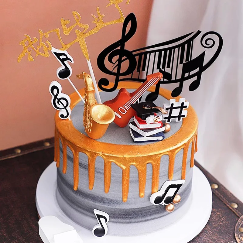 Cake Decorated Music