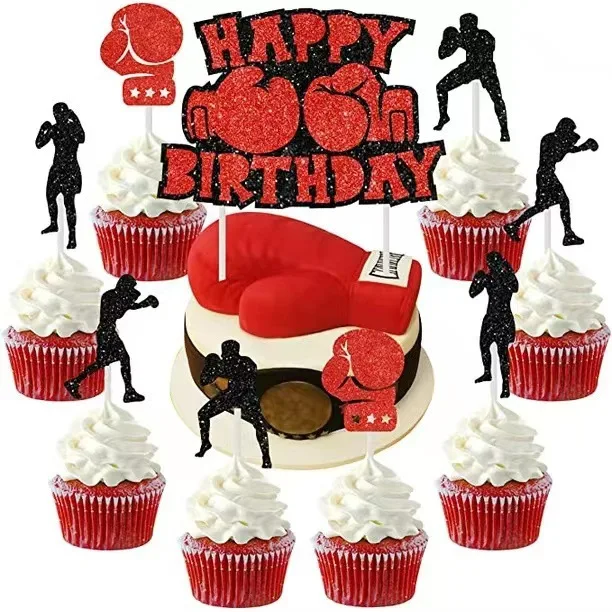 Boxing Decorated Cake