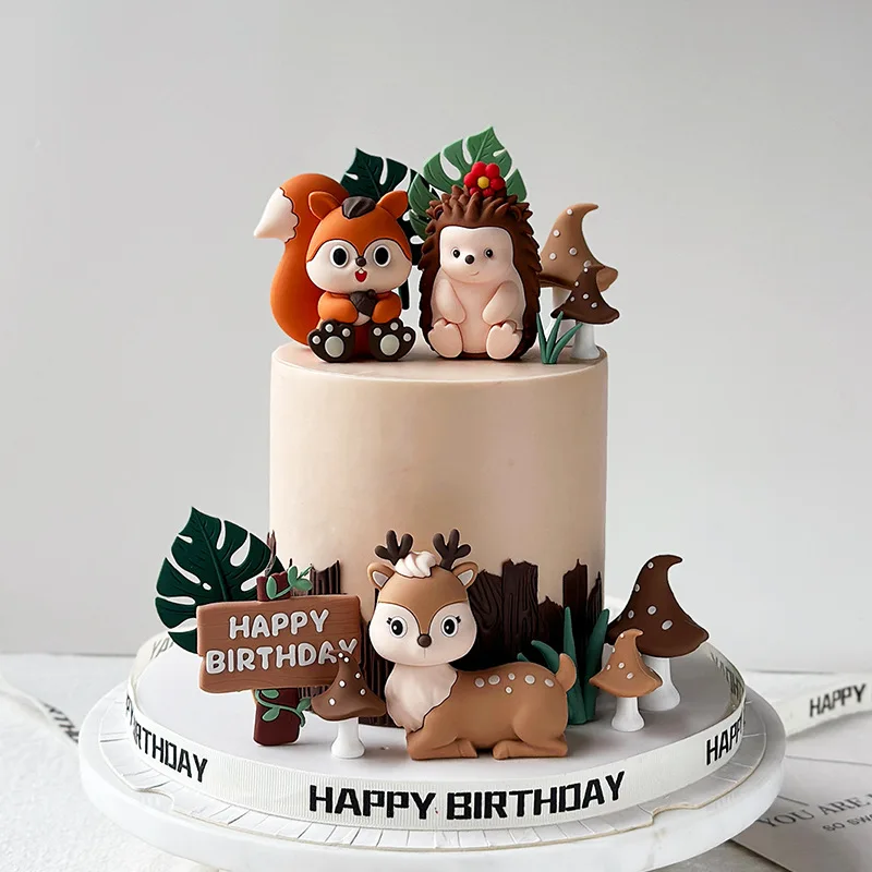 Forest Decorated Cake