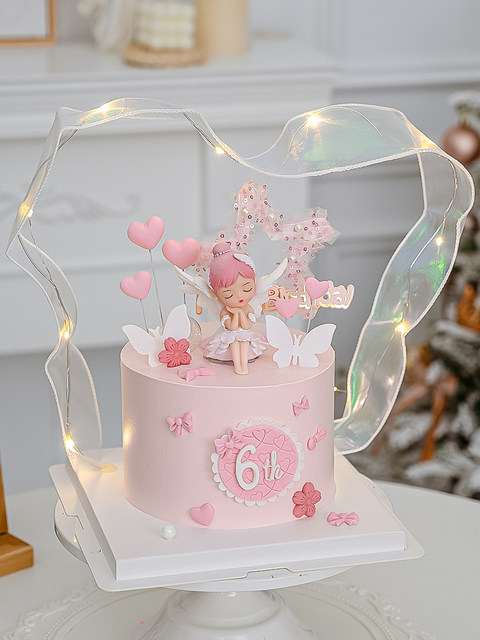 Angel Decorated Cake