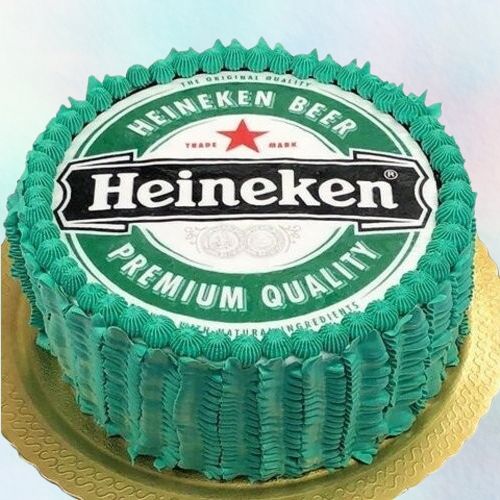 Heineken Decorated Cake