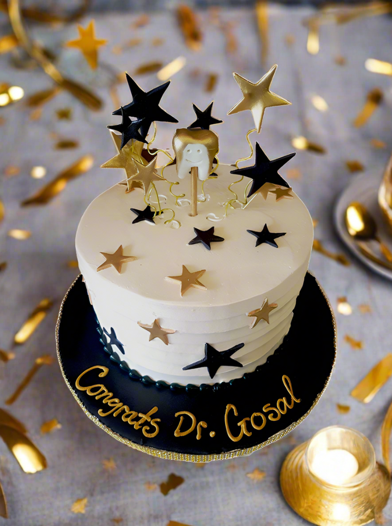 Star Decorated Cake